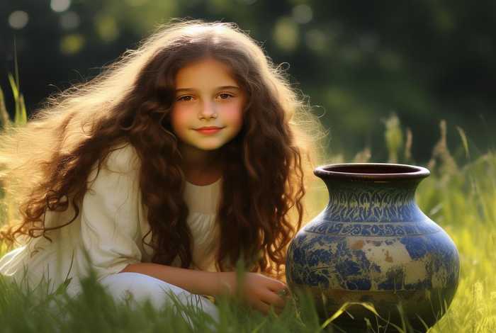 世界名画的故事 世界名画的故事陶罐与少女 世界名画的故事 世界名画的故事陶罐与少女
