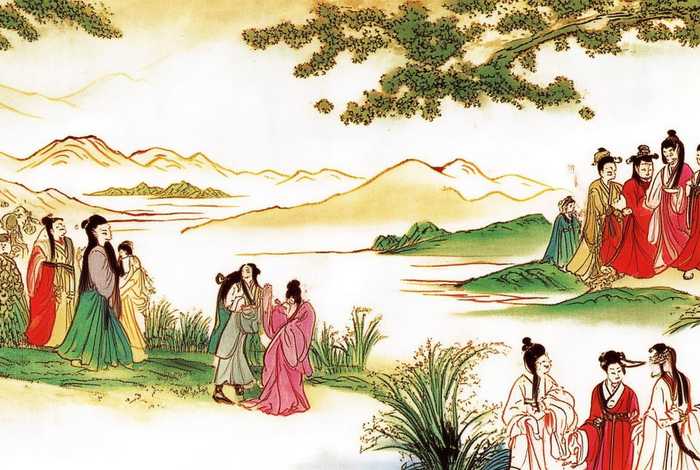 中国古代故事插图绘画（中国古代故事插图绘画图片）