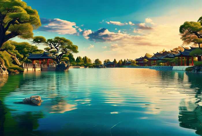 中国古代皇家 中国古代皇家园林一种固定手法是做大片湖面