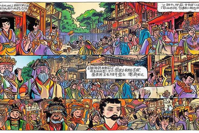 中国古代历史故事手绘漫画、中国古代历史故事手绘漫画图片