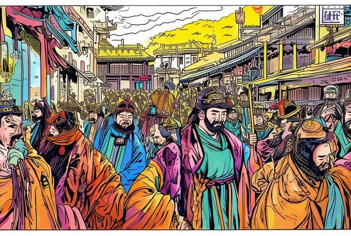中国古代历史故事手绘漫画、中国古代历史故事手绘漫画图片