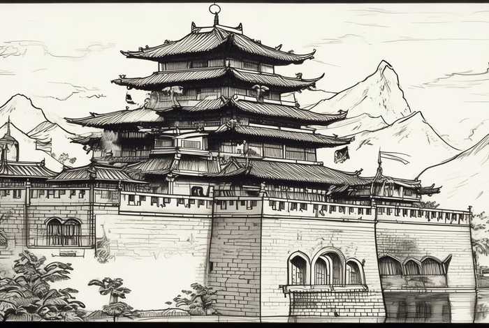 中国古代城堡图片大全图片，中国古代城堡图片大全图片简笔画