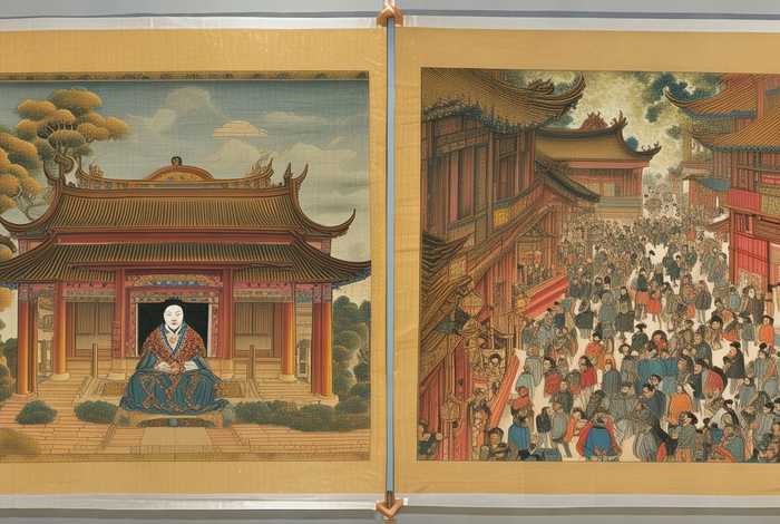 唐代阎立本的步辇图、唐代阎立本的步辇图分两个部分打开以后先看到画面