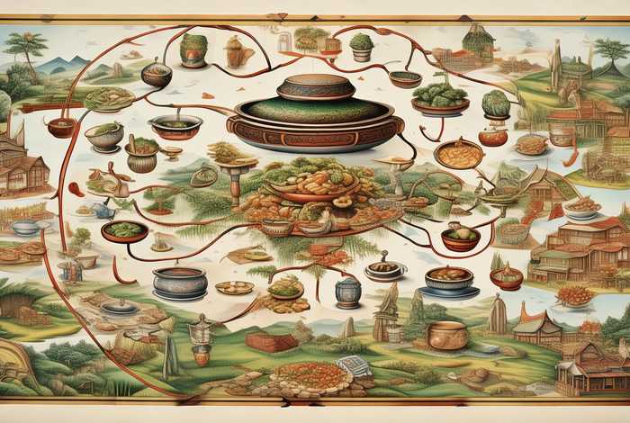 中国古代食物史，中国古代食物史思维导图