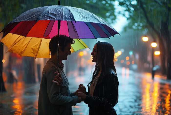 在雨中发生的故事；在雨中发生的故事英语