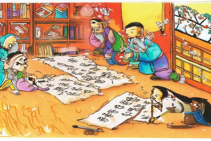语文手抄报简单的故事 语文手抄报简单的故事图片