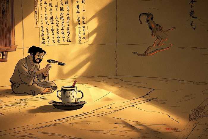 中国古代寓言故事杯弓蛇影、中国古代寓言故事杯弓蛇影手抄报