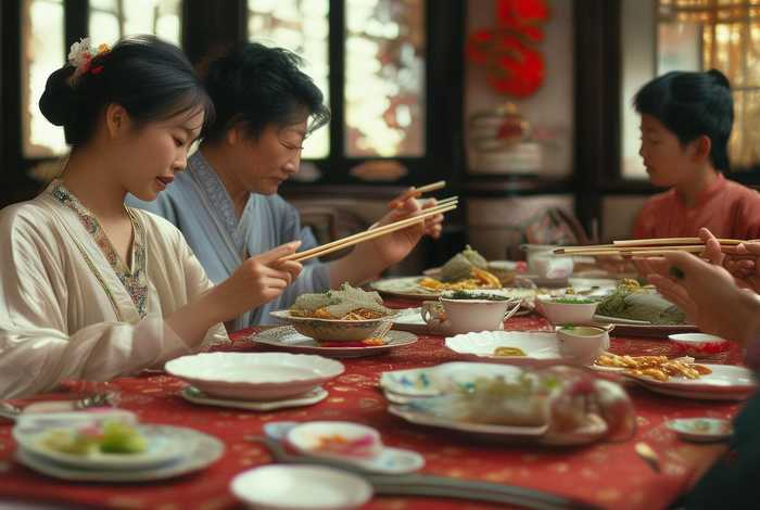 中国吃饭的礼仪故事；中国吃饭的礼仪故事简短