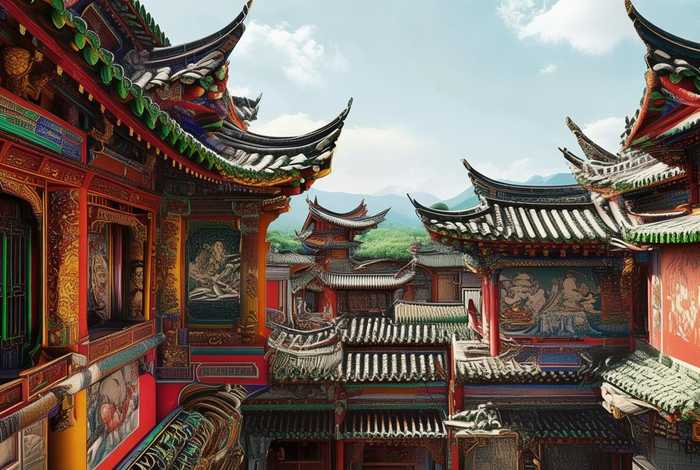 中国历史彩绘，中国历史彩绘图片