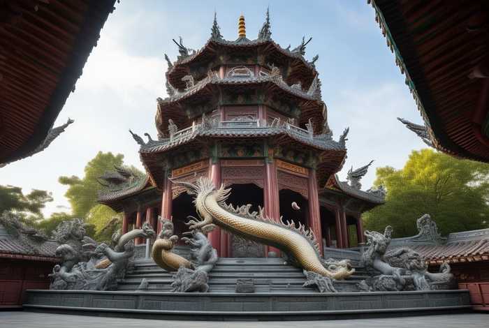 中国建筑里的神话故事（中国建筑里的神话故事有什么）