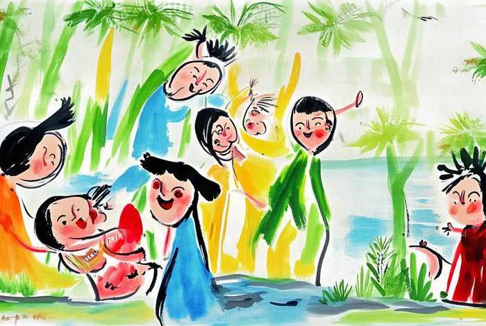 水墨故事画 - 水墨故事画幼儿表征 水墨故事画 - 水墨故事画幼儿表征