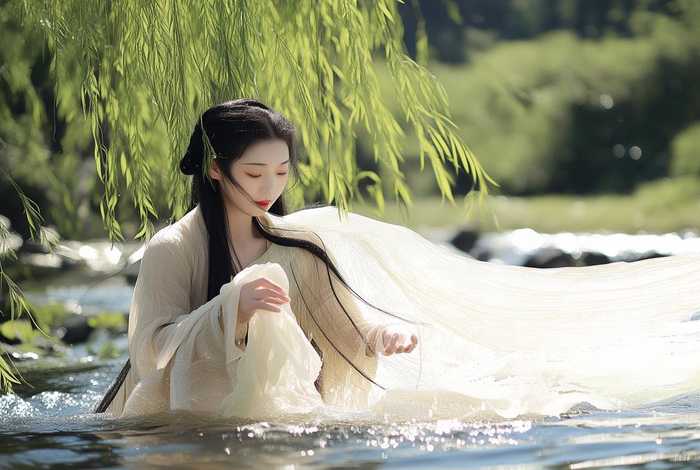 西施浣溪沙的故事、西施浣纱的故事简介