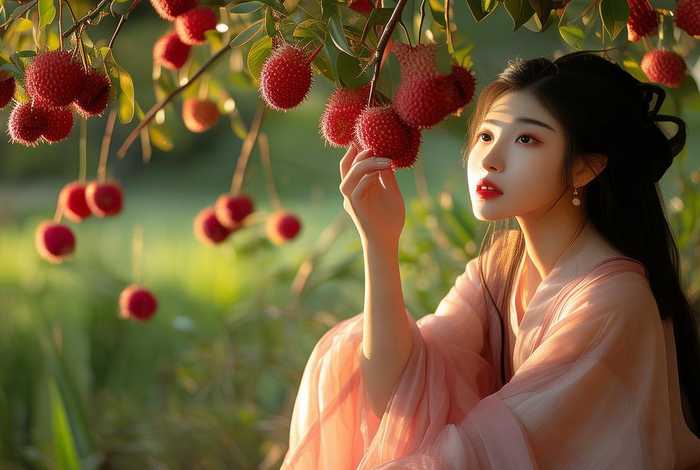杨玉环吃荔枝的故事，杨玉环吃荔枝的故事诗词