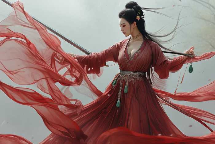 中国古代女侠客服装图；古代女侠客服装图片大全