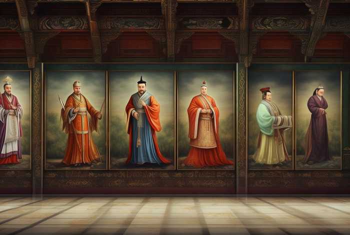 中国历史朝代拟人图（中国历史朝代拟人图画）