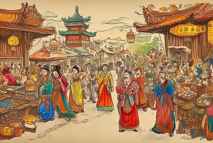 中国古代民间故事简笔画，中国古代民间故事简笔画大全