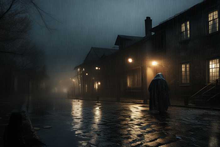 在一个雨夜发生了离奇的故事，在一个雨夜发生了离奇的故事是什么歌