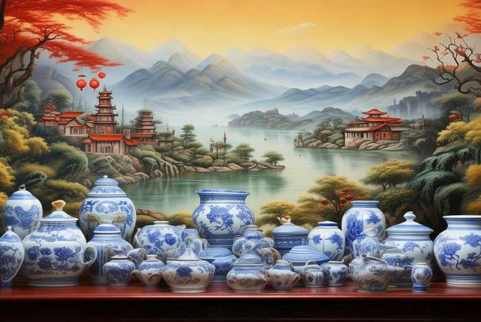 油画里的中国、油画里的中国瓷器 油画里的中国、油画里的中国瓷器