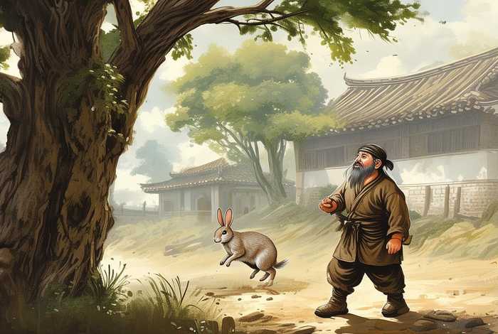 中国古代寓言故事守株待兔的原文，中国古代寓言故事守株待兔的原文及翻译