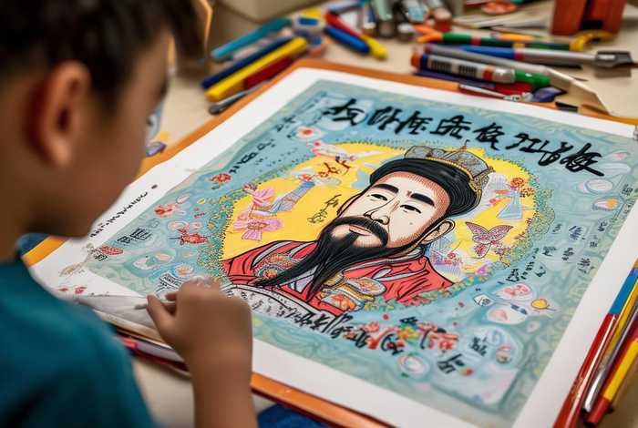 手抄报中国历史人物故事三年级（手抄报中国历史人物故事三年级图片）