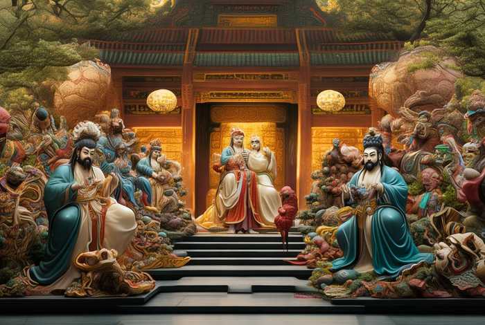 十八个中国传统故事 中国民间的十八罗汉的故事