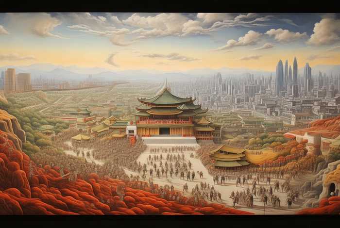 中国历史变迁过程的画 中国历史变迁绘画