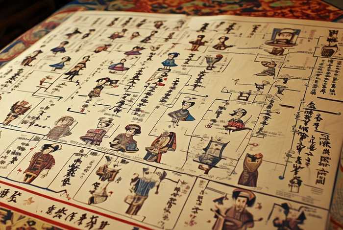 中国古代皇室成员关系图、中国古代皇室成员关系图表
