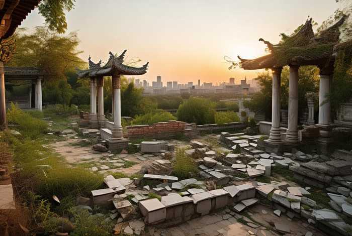 圆明园遗址视频，北京圆明园遗址全景视频