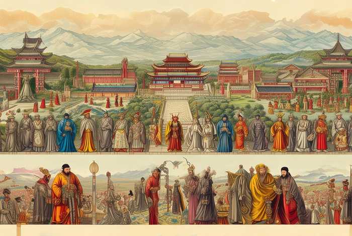 中国历史朝代的更迭；中国历史朝代的更迭图
