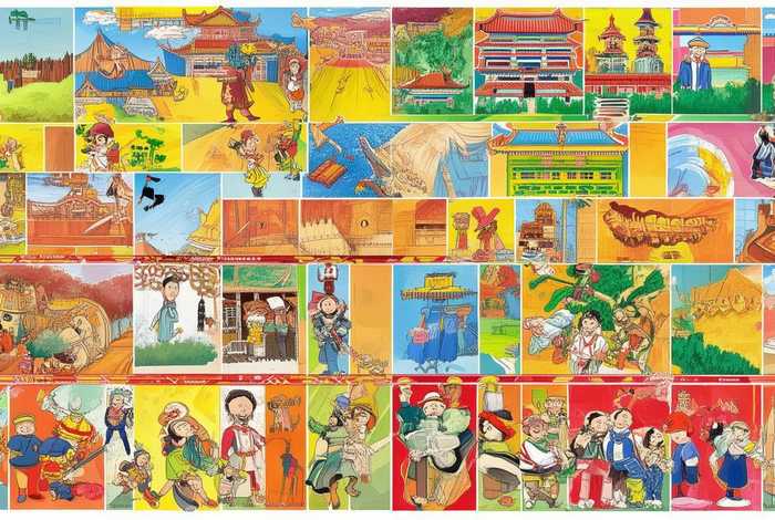 中国历史儿童版长图、中国历史少儿版 视频