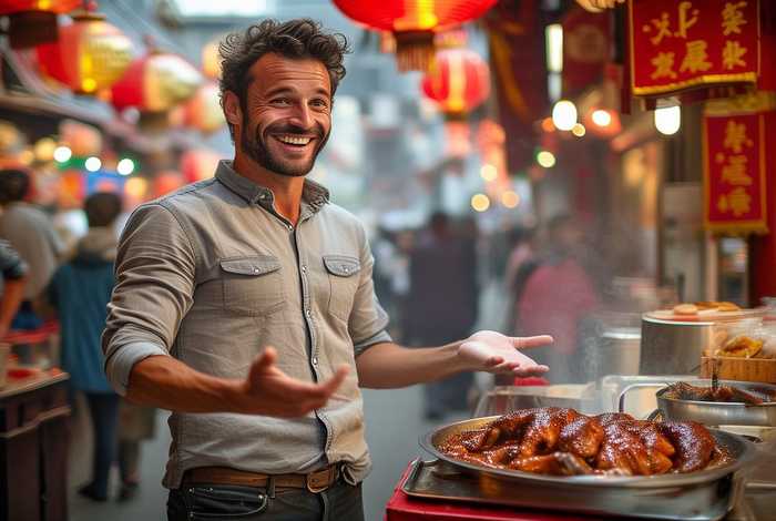 外国大叔讲解中国；外国大叔讲解中国美食视频