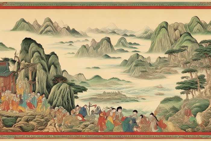 中国传统故事贴纸；中国传统故事贴纸画