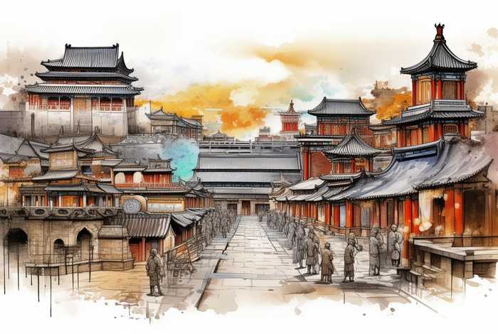手绘中国历史；手绘中国历史变迁