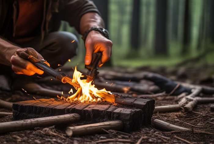 人工取火最简单方法，人工取火最简单方法图片