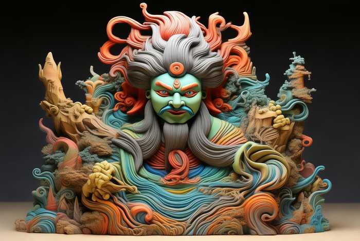 中国古代神话故事人物粘土作品 中国古代神话故事人物粘土作品简介