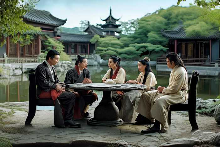 中国故事英语剧本6人版；中国故事英语剧本四人