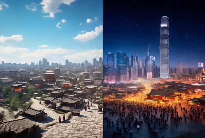 以前的中国vs现在的中国图片（以前的中国vs现在的中国图片对比）