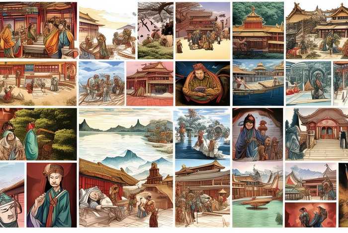 中国古代历史小故事手抄报简笔；中国古代历史小故事手抄报简笔画大全