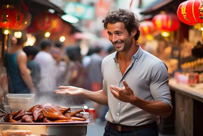 外国大叔讲解中国；外国大叔讲解中国美食视频