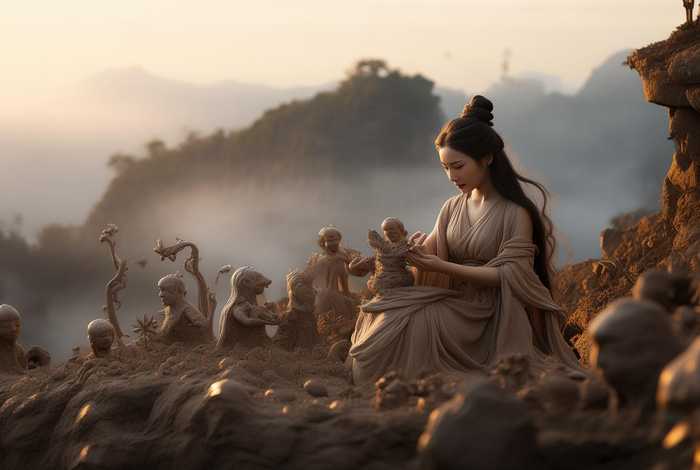 中国古代神话故事女娲造人的故事（中国古代神话故事女娲造人的故事有哪些）