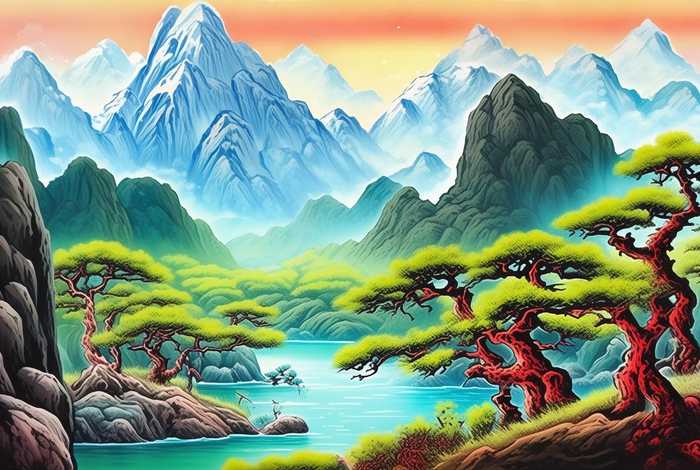 完整的中国山水画大青绿作画视频、完整的中国山水画大青绿作画视频教程 完整的中国山水画大青绿作画视频、完整的中国山水画大青绿作画视频教程