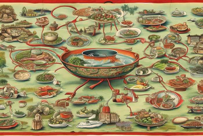 中国古代食物史，中国古代食物史思维导图