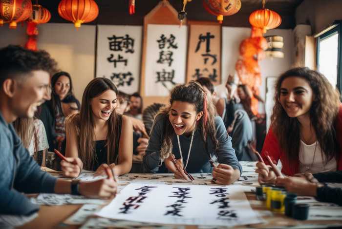外国人学中国文化视频素材 外国人学中国文化视频素材下载