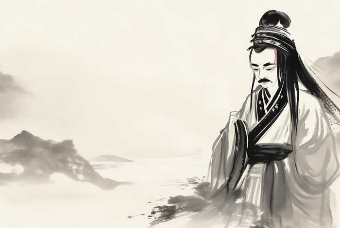 水墨历史人物，水墨历史人物画