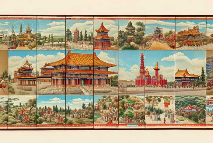 手绘大中国历史故事作品、《手绘中国历史大画卷》