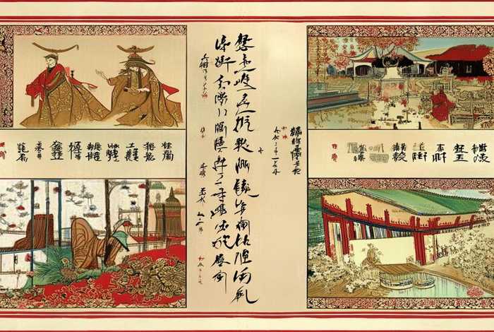 四大名著中的中国历史故事手抄报，四大名著中的中国历史故事手抄报简单