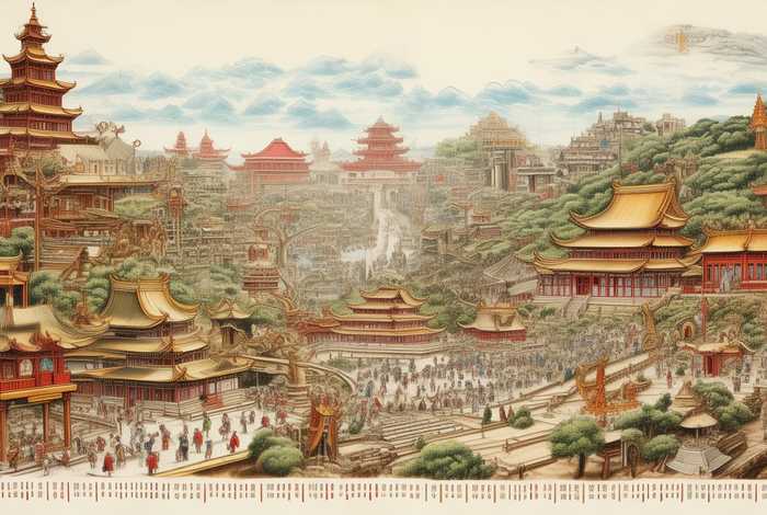 手绘大中国历史故事作品、《手绘中国历史大画卷》