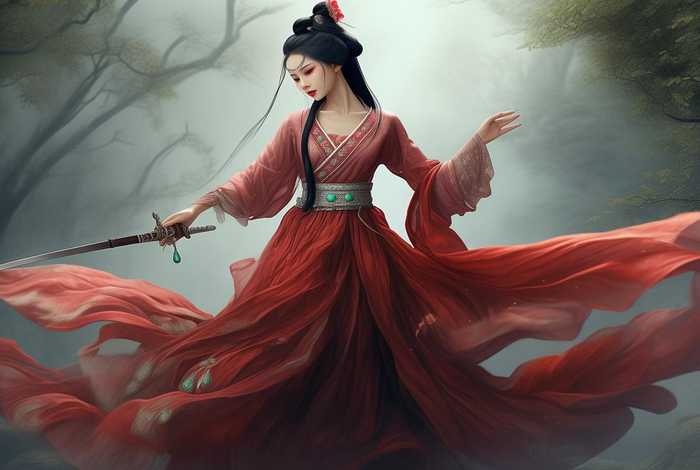 中国古代女侠客服装图；古代女侠客服装图片大全