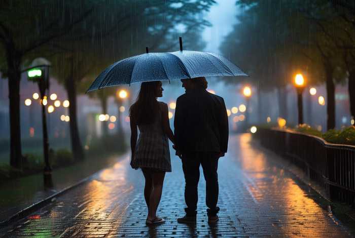 在雨中发生的故事；在雨中发生的故事英语