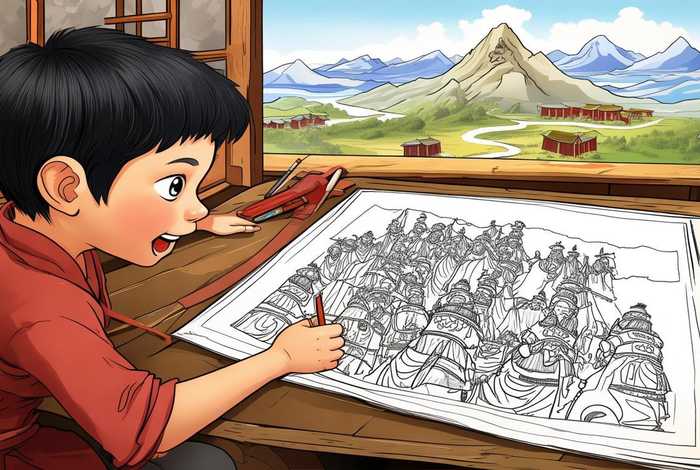 中国古代历史故事手抄报三年级，中国古代历史故事手抄报三年级图片